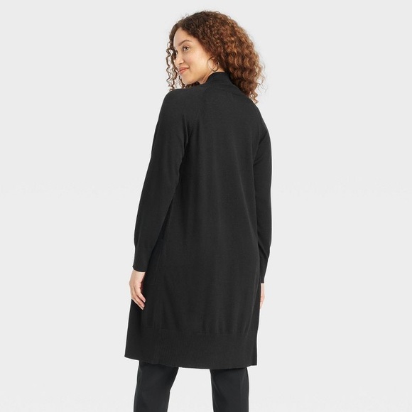 a new day Long Duster Cardigan in Black Women’s Size XL - Picture 2 of 8